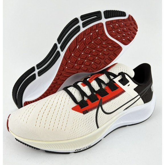 Nike Air Zoom Pegasus 38 NFL Cleveland Browns Men's Size 12 Sneakers NO SHOW BOX - Picture 2 of 12